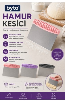 Paslanmaz Çelik Hamur Kesici Spatula Ergonomik Saplı Hamur Kazıyıcı 1 Adet Diğer Paslanmaz Çelik Hamur Kesici Spatula Ergonomik Saplı Hamur Kazıyıcı 1 Adet Diğer