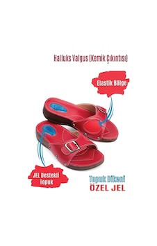 Comfort Style Kadın Bordo Ortopedik Halluks Ve Topuk Dikeni Terliği Kemik Çıkıntısı Terliği Kırmızı Comfort Style Kadın Bordo Ortopedik Halluks Ve Topuk Dikeni Terliği Kemik Çıkıntısı Terliği Kırmızı
