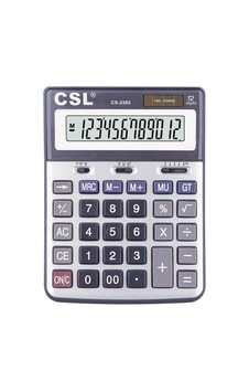 Csl Cs-2383 12 Hane Masa Tipi Hesap Makinesi Diğer Csl Cs-2383 12 Hane Masa Tipi Hesap Makinesi Diğer