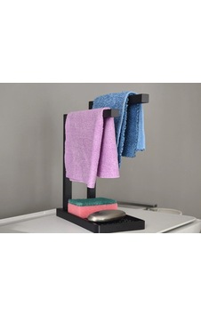 Vaveni 3d Baskı Havluluk Ve Sabunluk Organizer - Lavabo Üstü Çok Amaçlı Düzenleyici-siyah Arz Vaveni 3d Baskı Havluluk Ve Sabunluk Organizer - Lavabo Üstü Çok Amaçlı Düzenleyici-siyah Arz