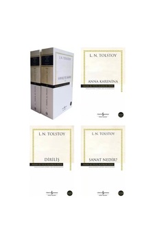 İş Bankası L.n. Tolstoy Savaş Ve Barış Anna Karenina Diriliş Ve Sanat Nedir 4lü Set İş Bankası L.n. Tolstoy Savaş Ve Barış Anna Karenina Diriliş Ve Sanat Nedir 4lü Set