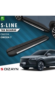 S-dizayn Omoda Omoda7 S-line Krom Yan Basamak 183 Cm 2025 Üzeri A+ Kalite