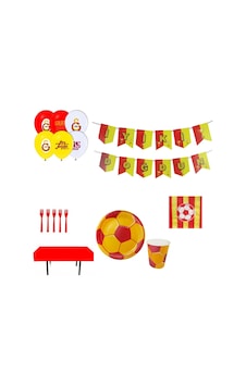 Galatasaray Sarı Kırmızı Doğum Günü Parti Seti Ekonomik 16 Kişili +3 Galatasaray Sarı Kırmızı Doğum Günü Parti Seti Ekonomik 16 Kişili +3
