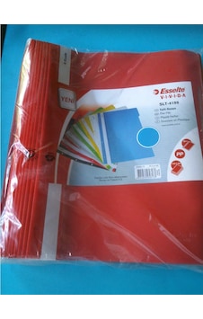 Plastik Telli Dosya Kırmızı 1 Pk Paket Paket 50 Li Esselte Plastik Telli Dosya Kırmızı 1 Pk Paket Paket 50 Li Esselte
