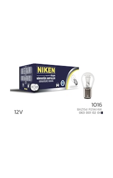 Niken 12v 1016 Ampul Yt P21/4w Baz15d 10 Lu