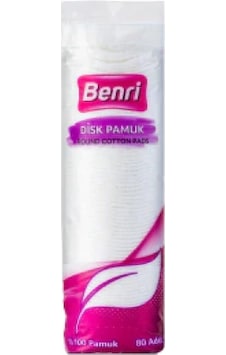 Disk Makyaj Temizleme Pamuğu 80 Adet Disk Makyaj Temizleme Pamuğu 80 Adet