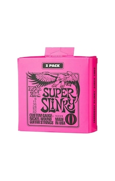 Ernie Ball P03223 Super Slinky Elektro Gitar Teli 3 Lü Paket 09- Ernie Ball P03223 Super Slinky Elektro Gitar Teli 3 Lü Paket 09-