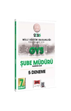 Yargı Yayınları 2026 Meb Personelleri İçin Gys Şube Müdürü Kadrosu İçin 5 Deneme Yargı Yayınları 2026 Meb Personelleri İçin Gys Şube Müdürü Kadrosu İçin 5 Deneme