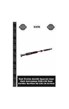 Özel Üretim Günlük Egzersiz Spor Aleti Antrenman Dgb-130 Kapı Koridor Barfiksi 80-130 Cm Kırmızı Özel Üretim Günlük Egzersiz Spor Aleti Antrenman Dgb-130 Kapı Koridor Barfiksi 80-130 Cm Kırmızı