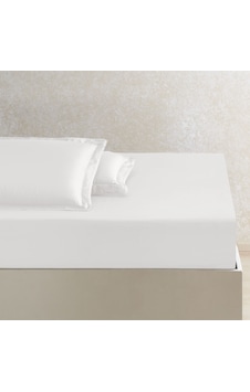 Linens Tencel Çift Kişilik Çarşaf Beyaz Linens Tencel Çift Kişilik Çarşaf Beyaz