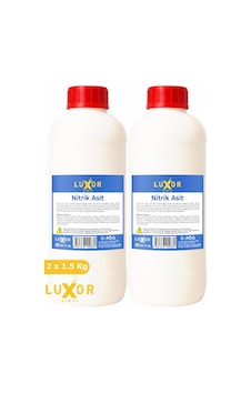 Luxor Kimya Nitrik Asit 1.5 Kg (2'li) Luxor Kimya Nitrik Asit 1.5 Kg (2'li)