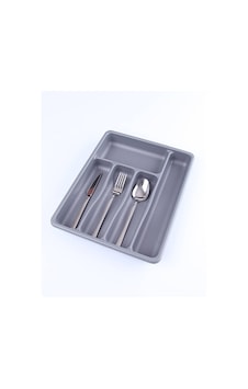 Gri - 5 Bölmeli Çekmece İçi Kaşıklık 36x29x5cm Gri - 5 Bölmeli Çekmece İçi Kaşıklık 36x29x5cm