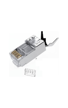 Qport Q-J710M Cat7/Cat6A Metal&Ayraçlı Rj45 Konnektör 10'Lu Qport Q-J710M Cat7/Cat6A Metal&Ayraçlı Rj45 Konnektör 10'Lu