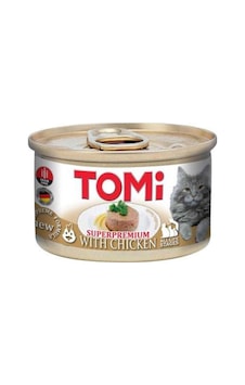 Tomi Tavuklu Tahılsız Konserve Yetişkin Kedi Maması 85 G Tomi Tavuklu Tahılsız Konserve Yetişkin Kedi Maması 85 G