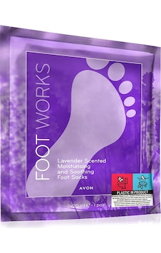 Avon Foot Works Lavanta Özlü Nemlendirici ve Ayak Çorabı 2 x 20 ML Avon Foot Works Lavanta Özlü Nemlendirici ve Ayak Çorabı 2 x 20 ML