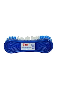 Oval Temizlik Fırçası Plastik Halı Fırça Karışık Renk 17 Cm