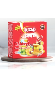 Koza Tek İçimlik Kokteyl Aromalı Toz İçecek 50'li Koza Tek İçimlik Kokteyl Aromalı Toz İçecek 50'li