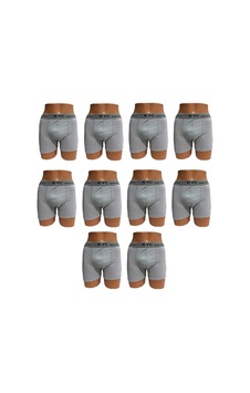 Kyc Shopping 10 Adet Gri Renk Pamuklu Likralı Penye Esnek Kumaş Boxer Kyc Shopping 10 Adet Gri Renk Pamuklu Likralı Penye Esnek Kumaş Boxer