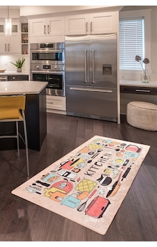Happy Lunch Djt 100X200 Cm Dekoratif Halı Happy Lunch Djt 100X200 Cm Dekoratif Halı