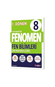 2023 8. Sınıf LGS Fen Bilimleri 1. Dönem Fenomen 10 Deneme Özel Baskı Fenomen Okul Yayınları 2023 8. Sınıf LGS Fen Bilimleri 1. Dönem Fenomen 10 Deneme Özel Baskı Fenomen Okul Yayınları