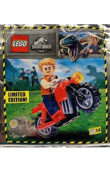 Lego Jurassic World 122114 Owen And Red Motorbike