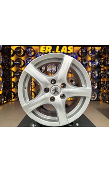 4 Adet Peugeot  6.5 16 5 108 Et50 65.1 Sılver Jant Revize Edilmiş Takım