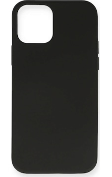 Newface - 715 - Apple iPhone Uyumlu 12 Kılıf Nano İçi Kadife Silikon - Csmo-tex - - Siyah Newface - 715 - Apple iPhone Uyumlu 12 Kılıf Nano İçi Kadife Silikon - Csmo-tex - - Siyah