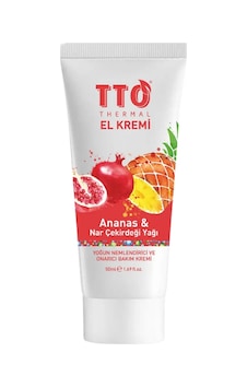Tto Thermal Ananas Ve Nar Çekirdeği El Kremi 50 Ml-2516 Tto Thermal Ananas Ve Nar Çekirdeği El Kremi 50 Ml-2516