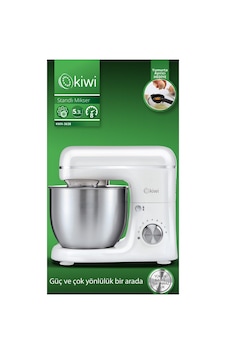 Kiwi Kmx-3638 Beyaz Hamur Yoğurma & Stand Mikser 5,3 Lt 1300w Mutfak Şefi Kiwi Kmx-3638 Beyaz Hamur Yoğurma & Stand Mikser 5,3 Lt 1300w Mutfak Şefi