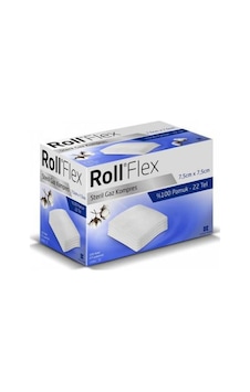 Roll Flex Steril Gaz Kompres 7.5 X 7.5 CM 4 x 100 Adet Roll Flex Steril Gaz Kompres 7.5 X 7.5 CM 4 x 100 Adet