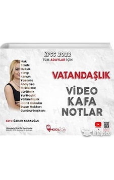 Kpss Vatandaşlık Video Kafa Notlar 2022 - Hoca Kafası Yayınları
