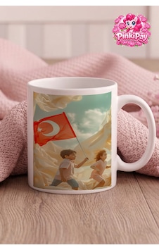 23 Nisan Özel Şanlı Bayrağın Gölgesinde Tasarım Kupa Beyaz 23 Nisan Özel Şanlı Bayrağın Gölgesinde Tasarım Kupa Beyaz