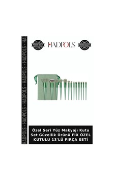 Özel Seri Yüz Makyajı Kutu Set Güzellik Ürünü Fix Özel Kutulu 13'lü Fırça Seti