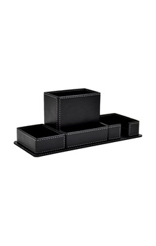 Mimaks Dk-25 Suni Deri 4 Bölmeli Masaüstü Set