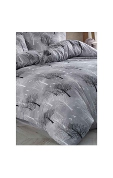 Ranforce Kumaşından Çift Kişilik Nevresim Seti 200x220 Gri Ranforce Kumaşından Çift Kişilik Nevresim Seti 200x220 Gri