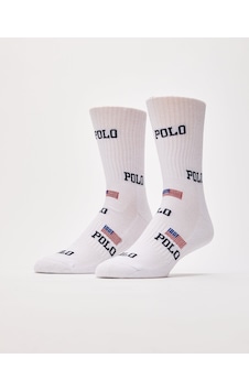Polo Ralph Lauren Unısex Tekli Çorap 889320-whıte 889320-whıte Beyaz Beyaz