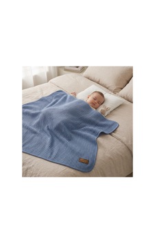 Mini Cayzen Kışlık Fitilli Bebek Battaniyesi 85x95 Cm Mavi Mavi Mini Cayzen Kışlık Fitilli Bebek Battaniyesi 85x95 Cm Mavi Mavi
