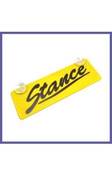 Bezos Stance Yazılı Sarı Dekor Plaka Vantuzlu Cam Süsü 22x7.5cm Nıda Bezos Stance Yazılı Sarı Dekor Plaka Vantuzlu Cam Süsü 22x7.5cm Nıda