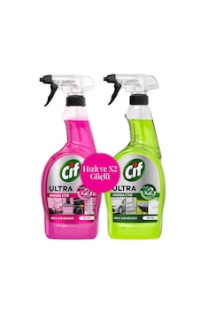 Şeylişeyler - Cif Ultra Anında Etki Kir & Yağ Sökücü Sprey 750 Ml 2'li Avantaj Paketi 2'li Set Şeylişeyler - Cif Ultra Anında Etki Kir & Yağ Sökücü Sprey 750 Ml 2'li Avantaj Paketi 2'li Set