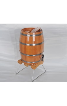 Masifart Naturel Dik Gürgen Şarap Fıçısı 5 Litre Masifart Naturel Dik Gürgen Şarap Fıçısı 5 Litre