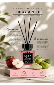 Nature's Scents Juicy Apple Bambu Çubuklu Oda Kokusu- Elma Kokusu Nature's Scents Juicy Apple Bambu Çubuklu Oda Kokusu- Elma Kokusu