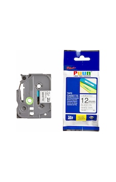Puun Brother P-Touch TZE-231 12MM x 8m Beyaz Üzerine Siyah Uyumlu