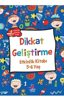 Dikkat Geliştirme Etkinlik Kitabı 5 - 6 Yaş- Olimpos Çocuk Dikkat Geliştirme Etkinlik Kitabı 5 - 6 Yaş- Olimpos Çocuk