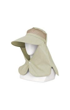 Ense Korumalı Outdoor Şapka - Fileli - Bej - Savex Çok Renkli Ense Korumalı Outdoor Şapka - Fileli - Bej - Savex Çok Renkli
