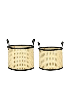Vitale İkili Rattan Sepet Takımı Ak.jj0040 Acı Kahve - Hasır Kahve Vitale İkili Rattan Sepet Takımı Ak.jj0040 Acı Kahve - Hasır Kahve