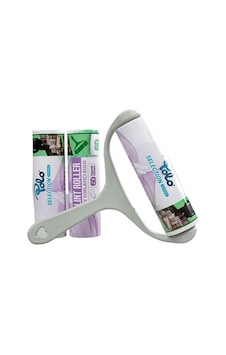 Polo Tüy Toplama Rulosu 60 Yaprak 16 Cm + 2 Adet Yedek Polo Tüy Toplama Rulosu 60 Yaprak 16 Cm + 2 Adet Yedek