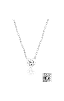 Papatya Silver Swarovski® Tektaş Kalp Kolye Rodyum Kaplama 925 Ayar Gümüş - SUVPS00013 Papatya Silver Swarovski® Tektaş Kalp Kolye Rodyum Kaplama 925 Ayar Gümüş - SUVPS00013