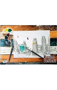 Resim Defteri Spiralli 35x50cm 15 Yaprak Karışık - 2 Adet