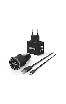 Philips Dlp2553el Seyahat&araç Şarj Kablo Lightning Philips Dlp2553el Seyahat&araç Şarj Kablo Lightning