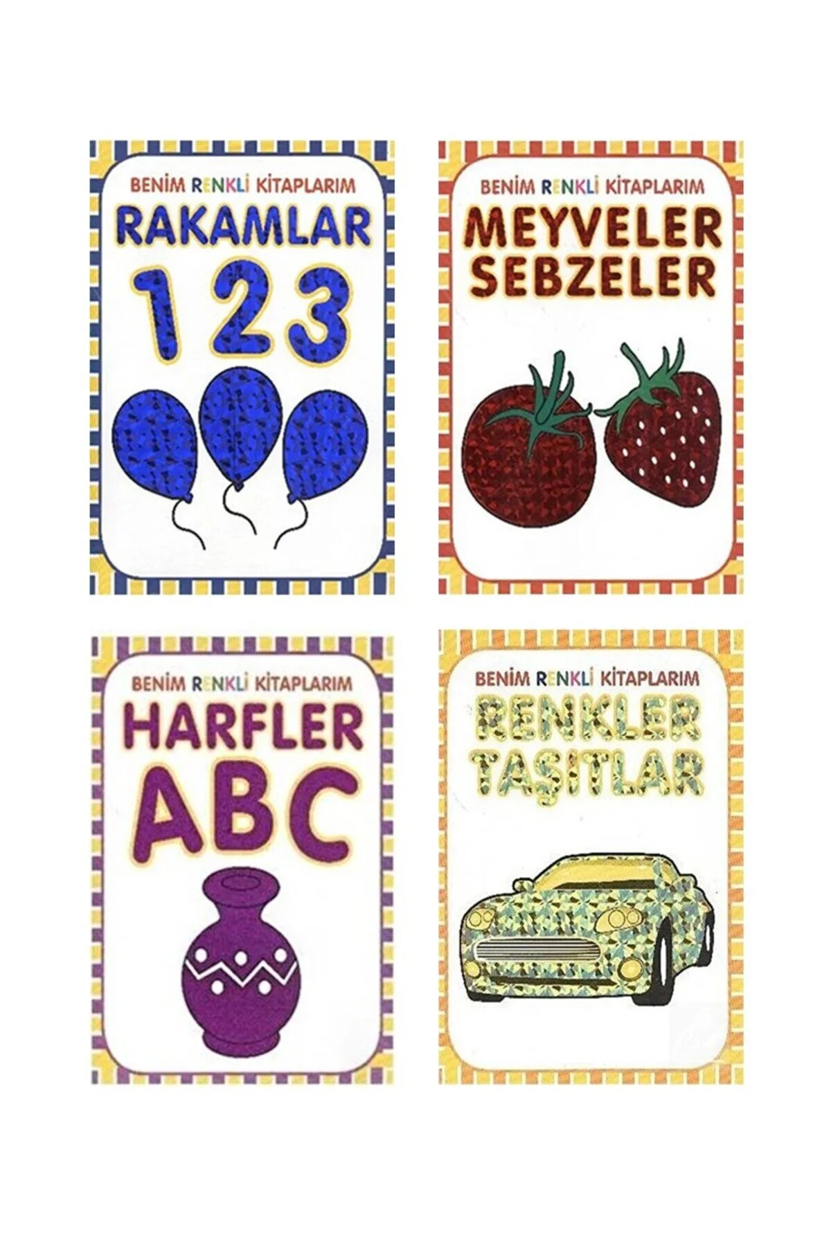 Benim Renkli Kitaplarım 4 Kitap Set Benim Renkli Kitaplarım 4 Kitap Set